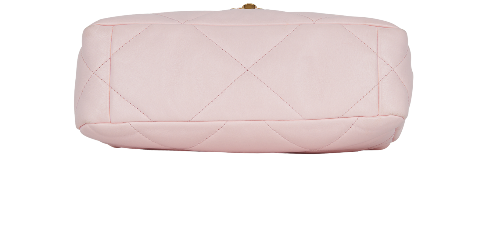 Medium 19 Flap Bag, &pound;4,100, Handbags, Pink, Lambskin Leather, Top view